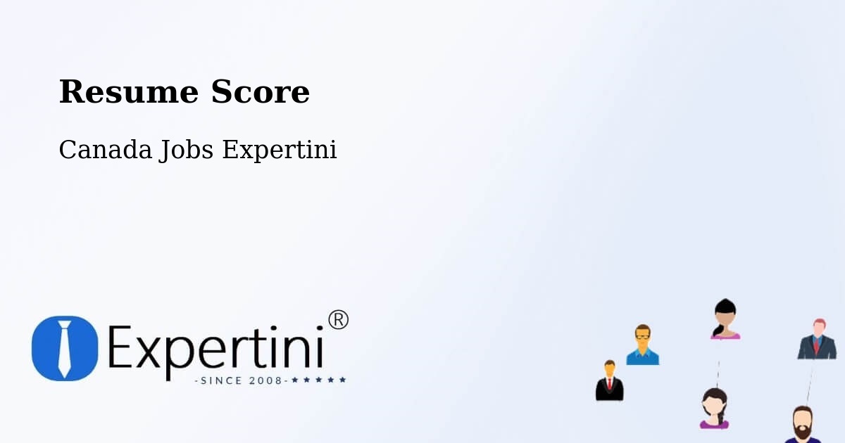 Resume Score - Canada Jobs Expertini